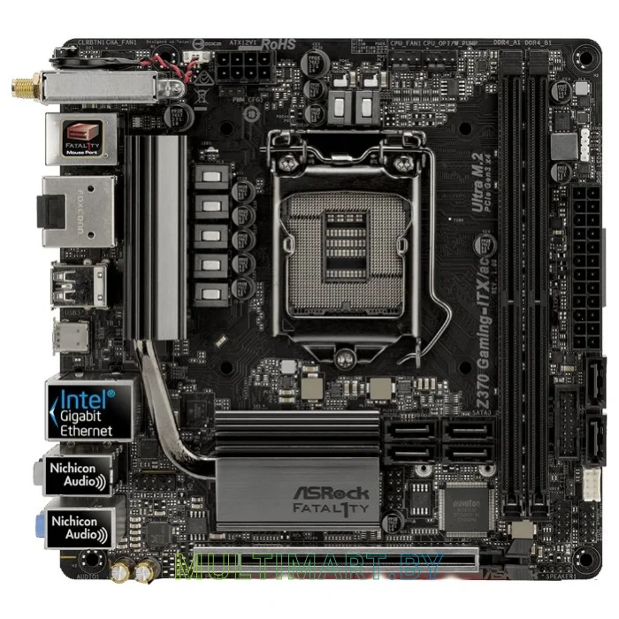 Материнская плата ASRock Z370 GAMING-ITX/AC